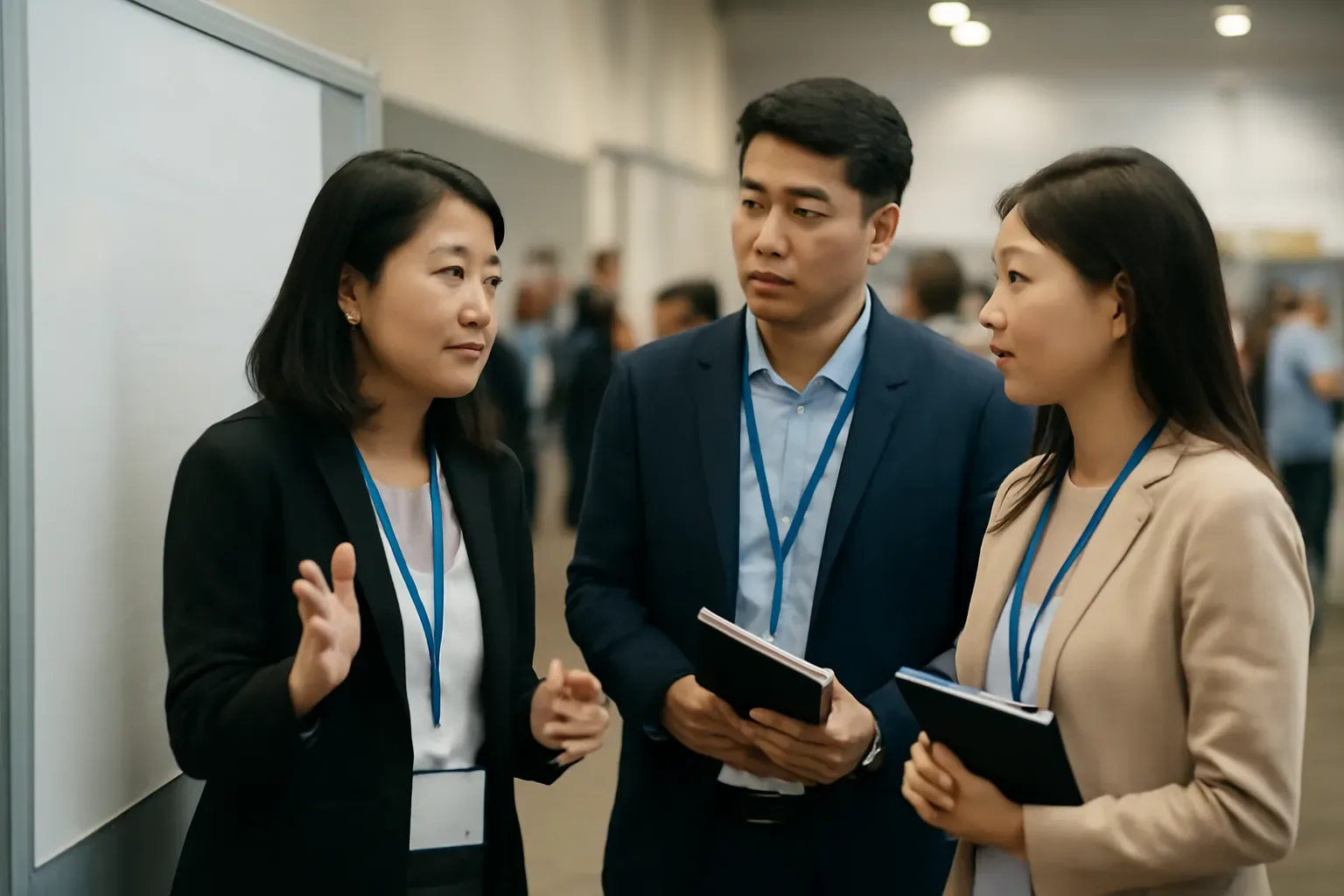 Đi hội nghị quốc tế cho ra việc